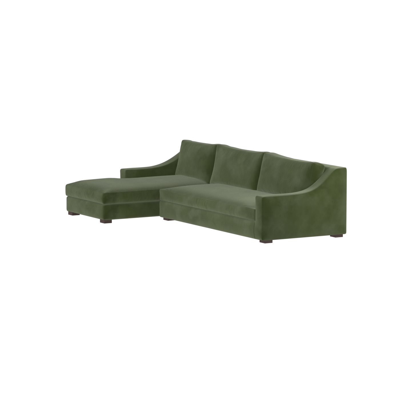 Louis Sectional Sofa — Low-Profile Modular Corner Layout