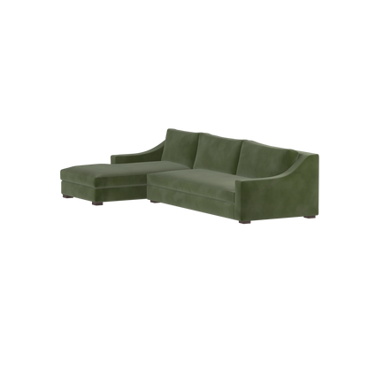 Louis Sectional Sofa — Low-Profile Modular Corner Layout