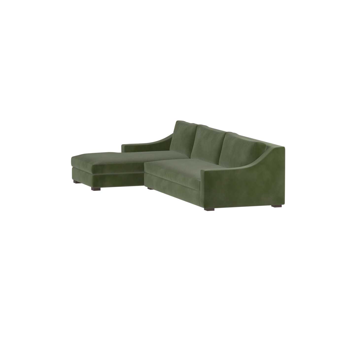 Louis Sectional Sofa — Low-Profile Modular Corner Layout