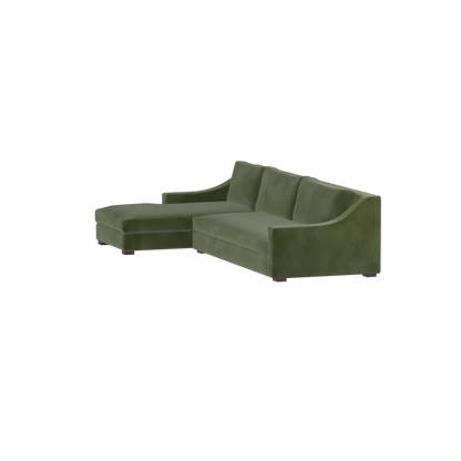 Louis Sectional Sofa — Low-Profile Modular Corner Layout