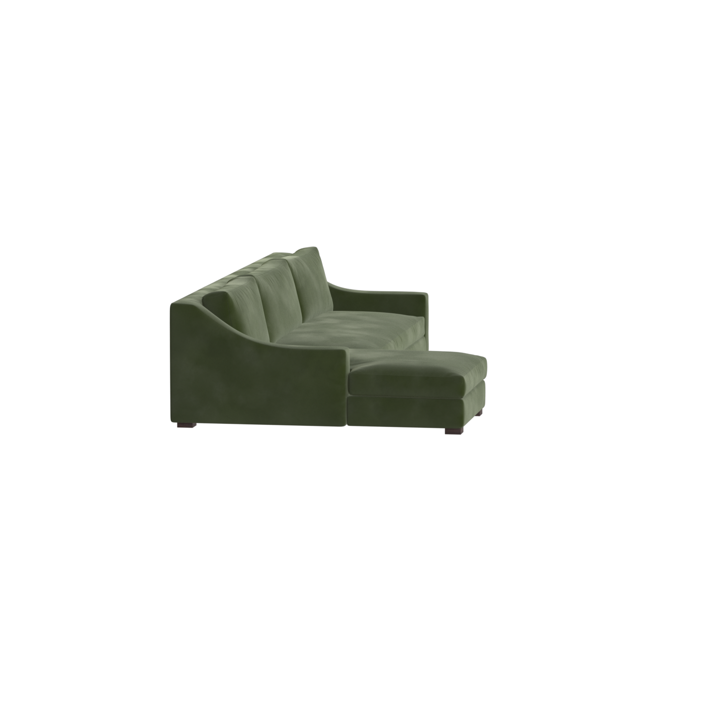 Louis Sectional Sofa — Low-Profile Modular Corner Layout