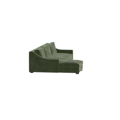 Louis Sectional Sofa — Low-Profile Modular Corner Layout