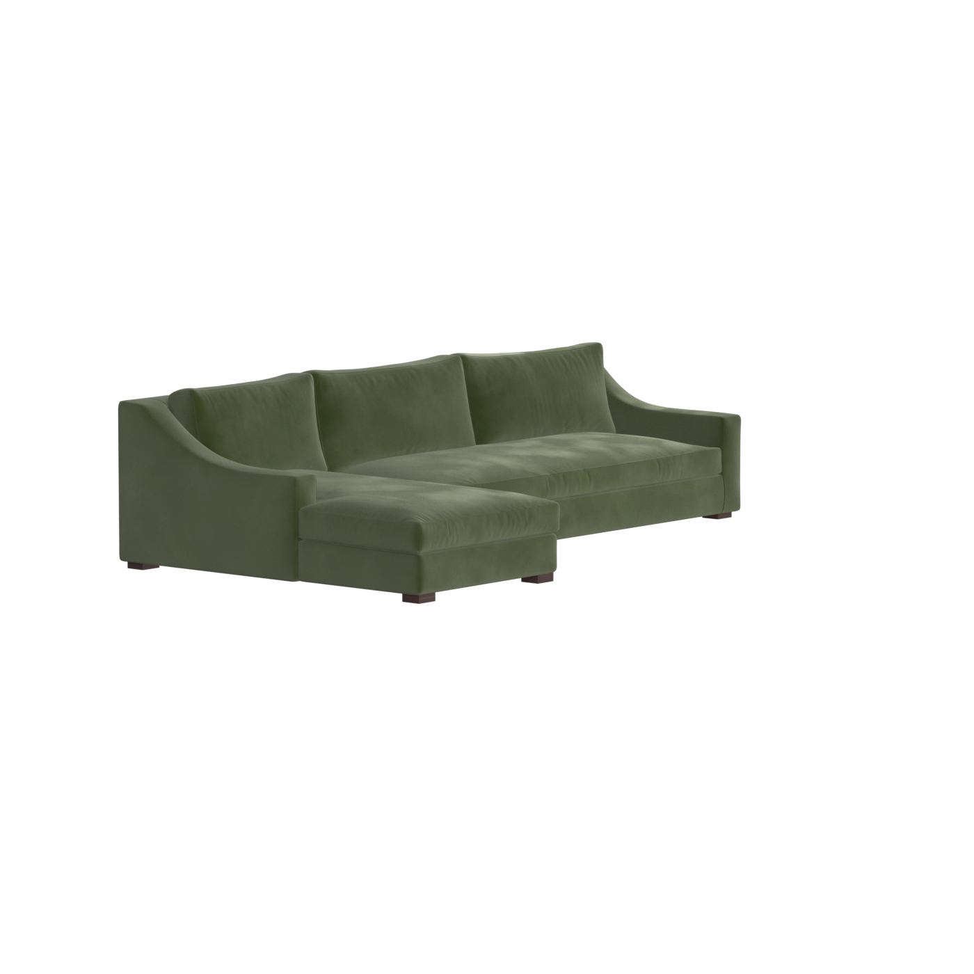 Louis Sectional Sofa — Low-Profile Modular Corner Layout