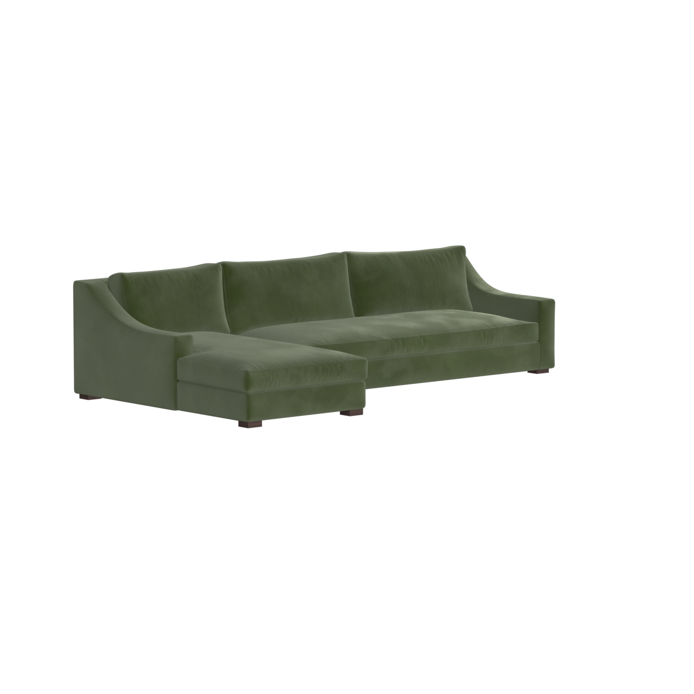 Louis Sectional Sofa — Low-Profile Modular Corner Layout