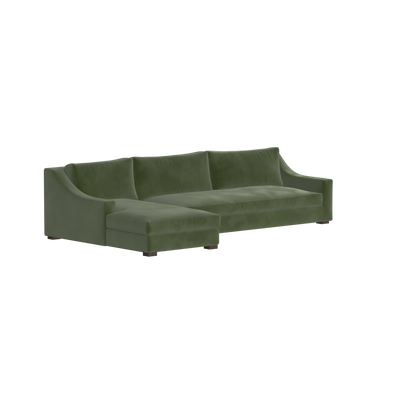 Louis Sectional Sofa — Low-Profile Modular Corner Layout