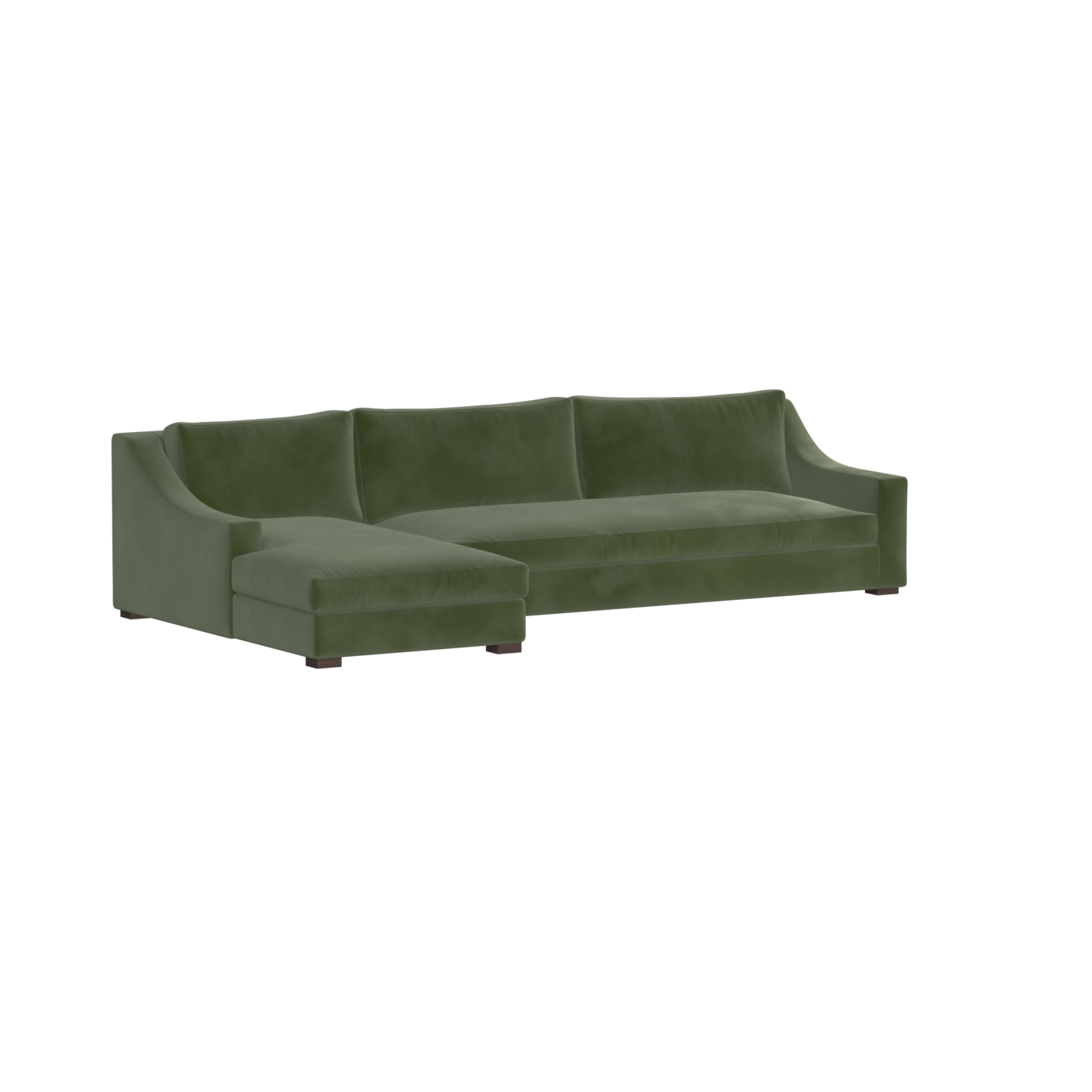 Louis Sectional Sofa — Low-Profile Modular Corner Layout