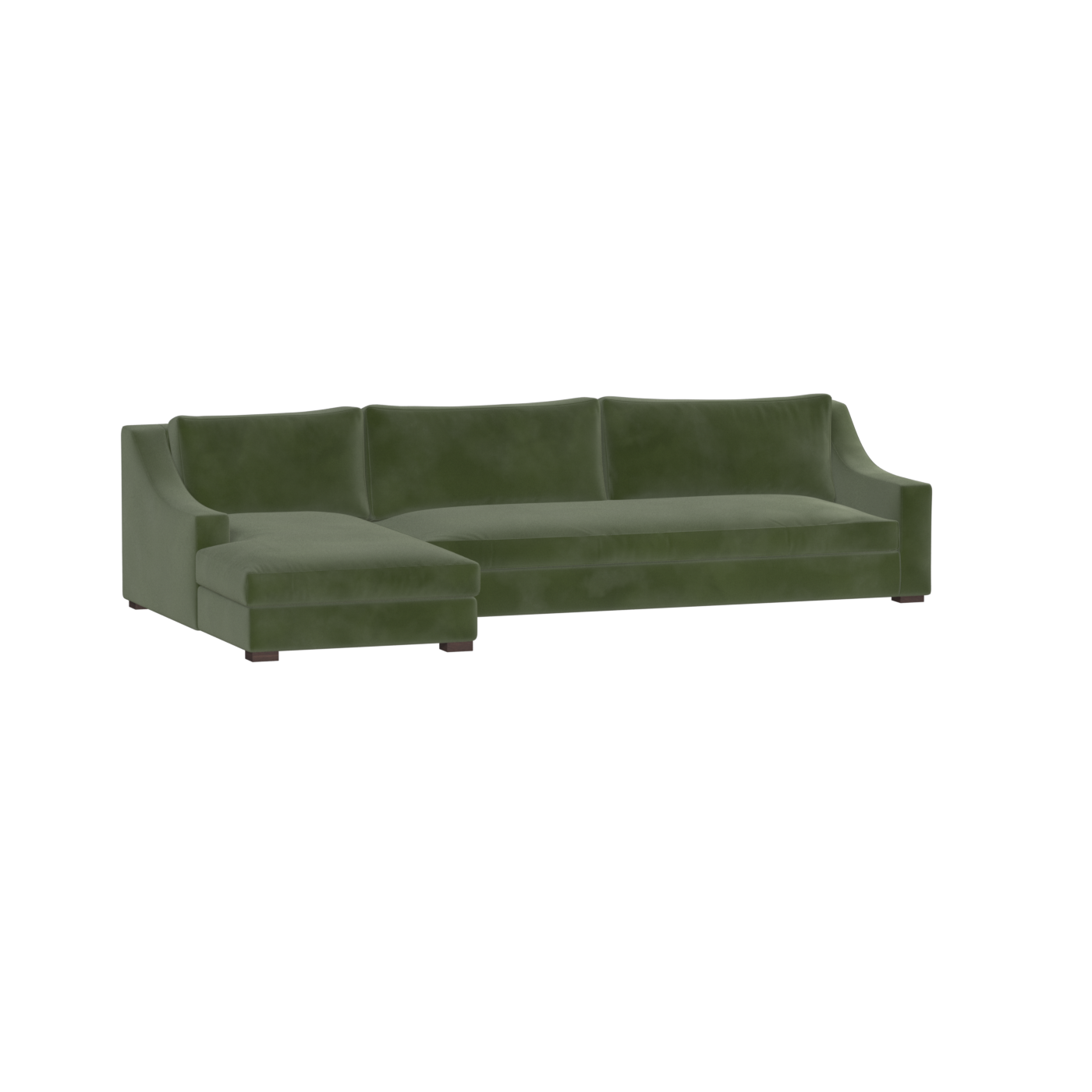 Louis Sectional Sofa — Low-Profile Modular Corner Layout