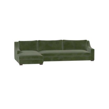 Louis Sectional Sofa — Low-Profile Modular Corner Layout
