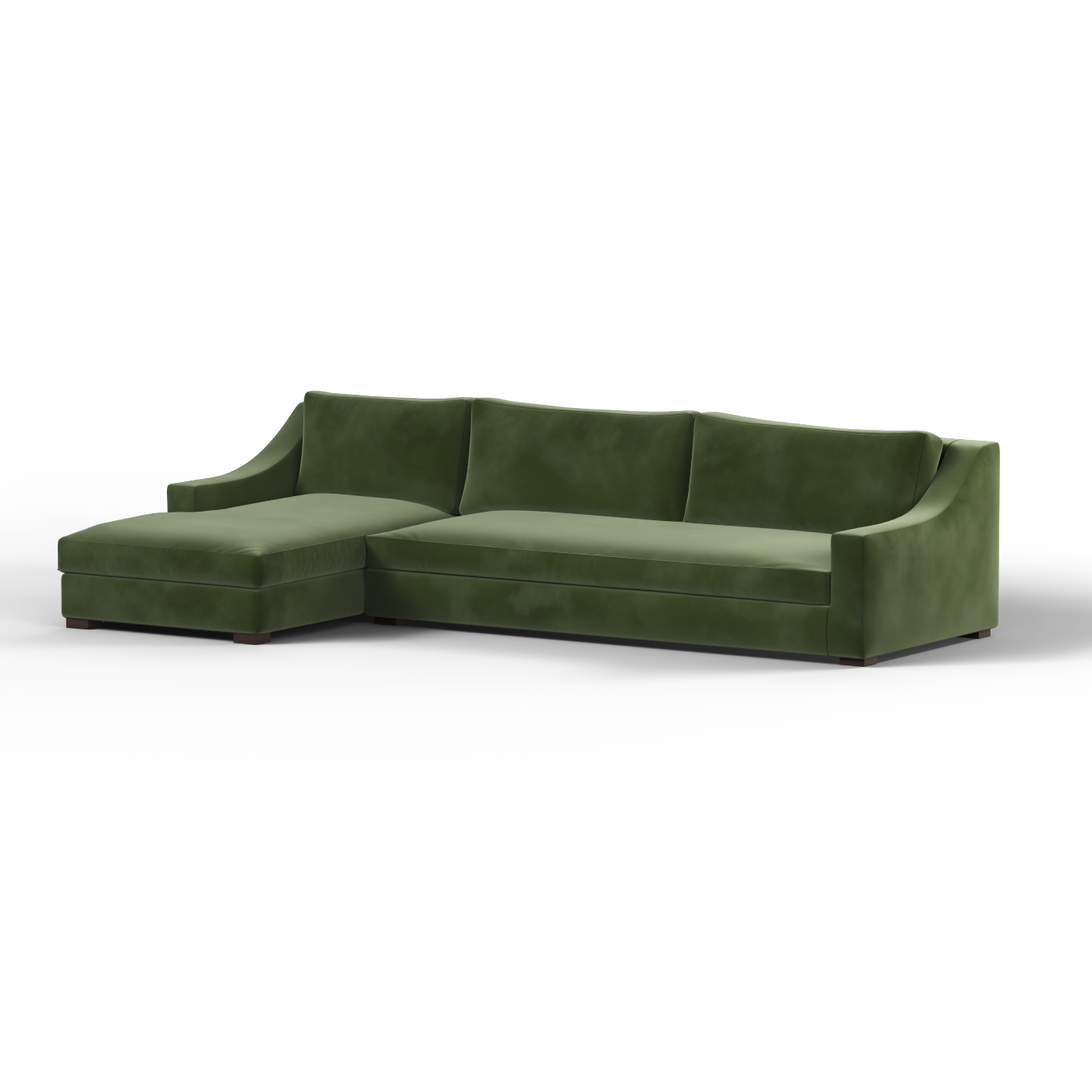 Louis Sectional Sofa — Low-Profile Modular Corner Layout