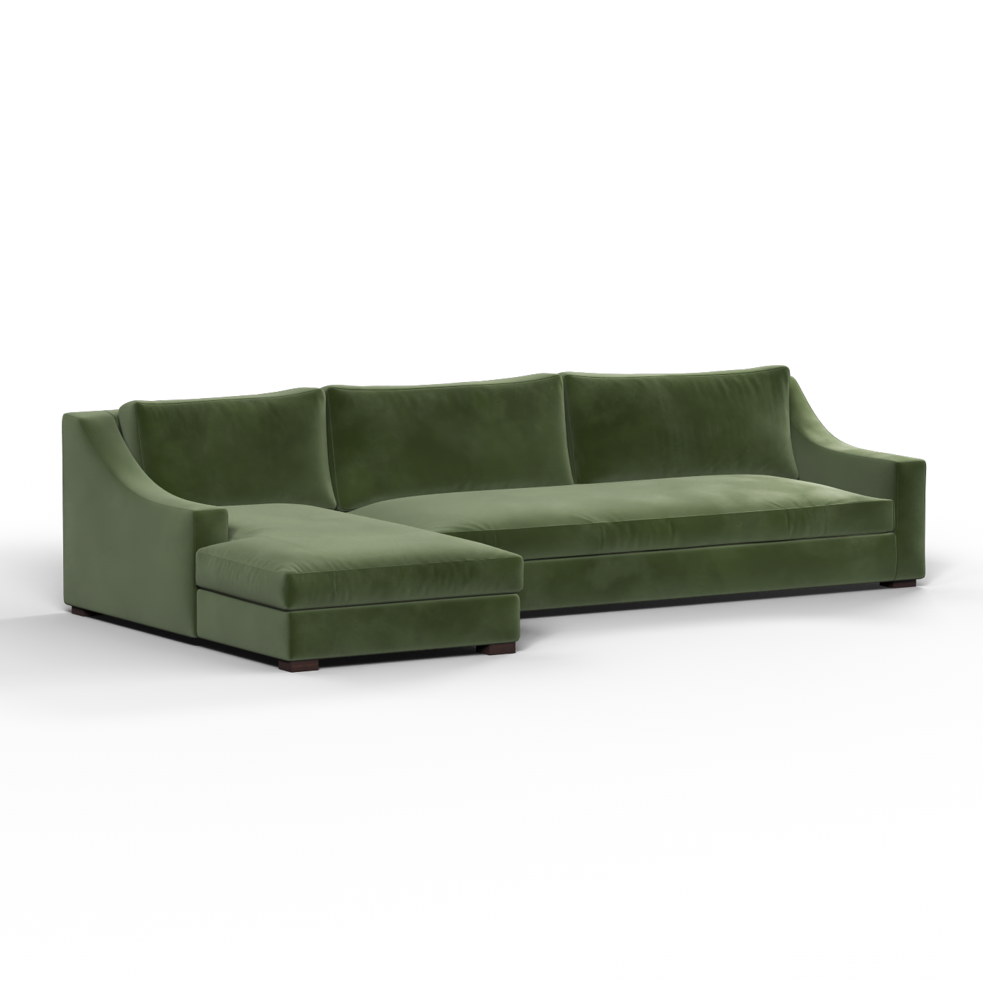 Louis Sectional Sofa — Low-Profile Modular Corner Layout