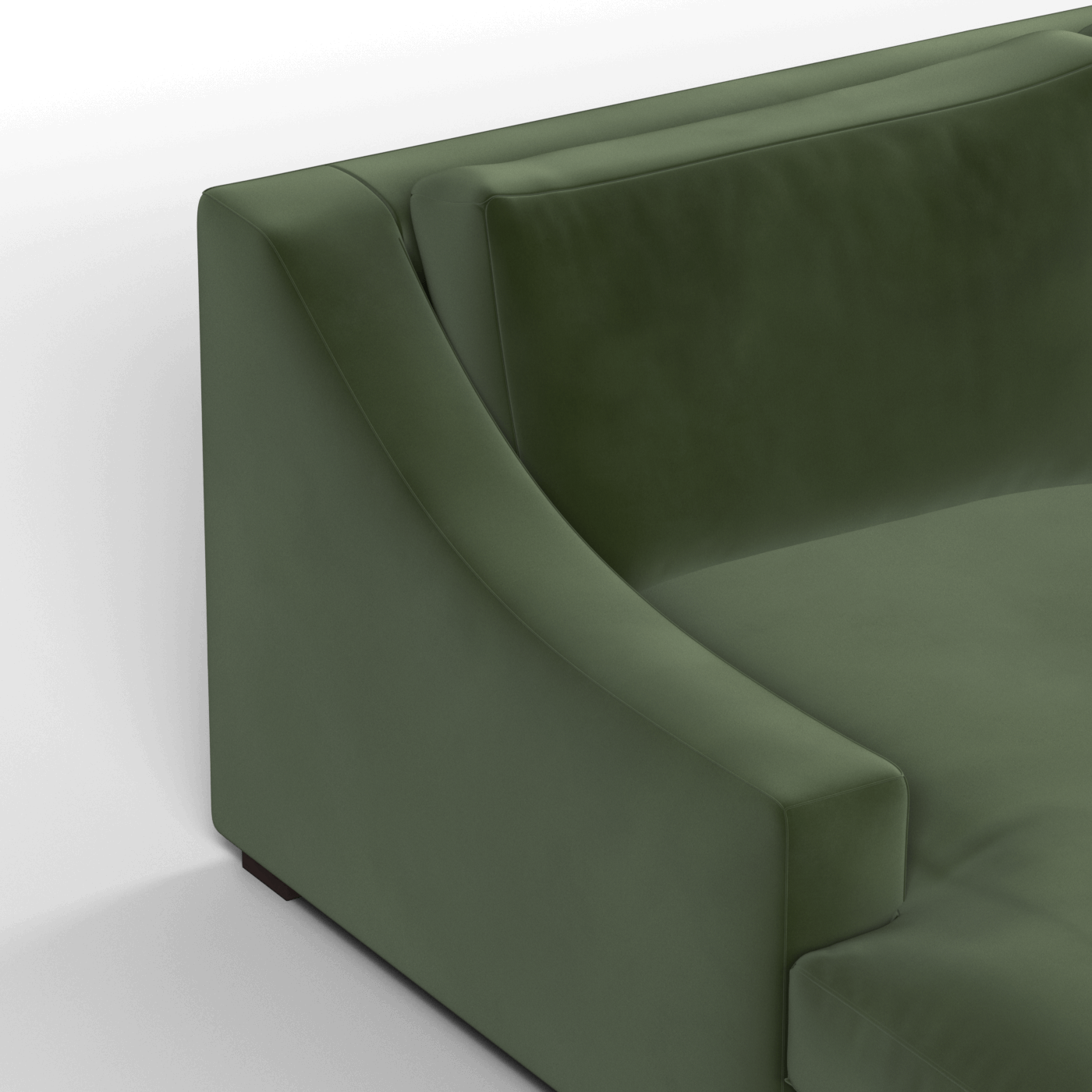 Louis Sectional Sofa — Low-Profile Modular Corner Layout