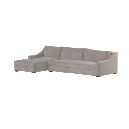 Louis Sectional Sofa — Low-Profile Modular Corner Layout