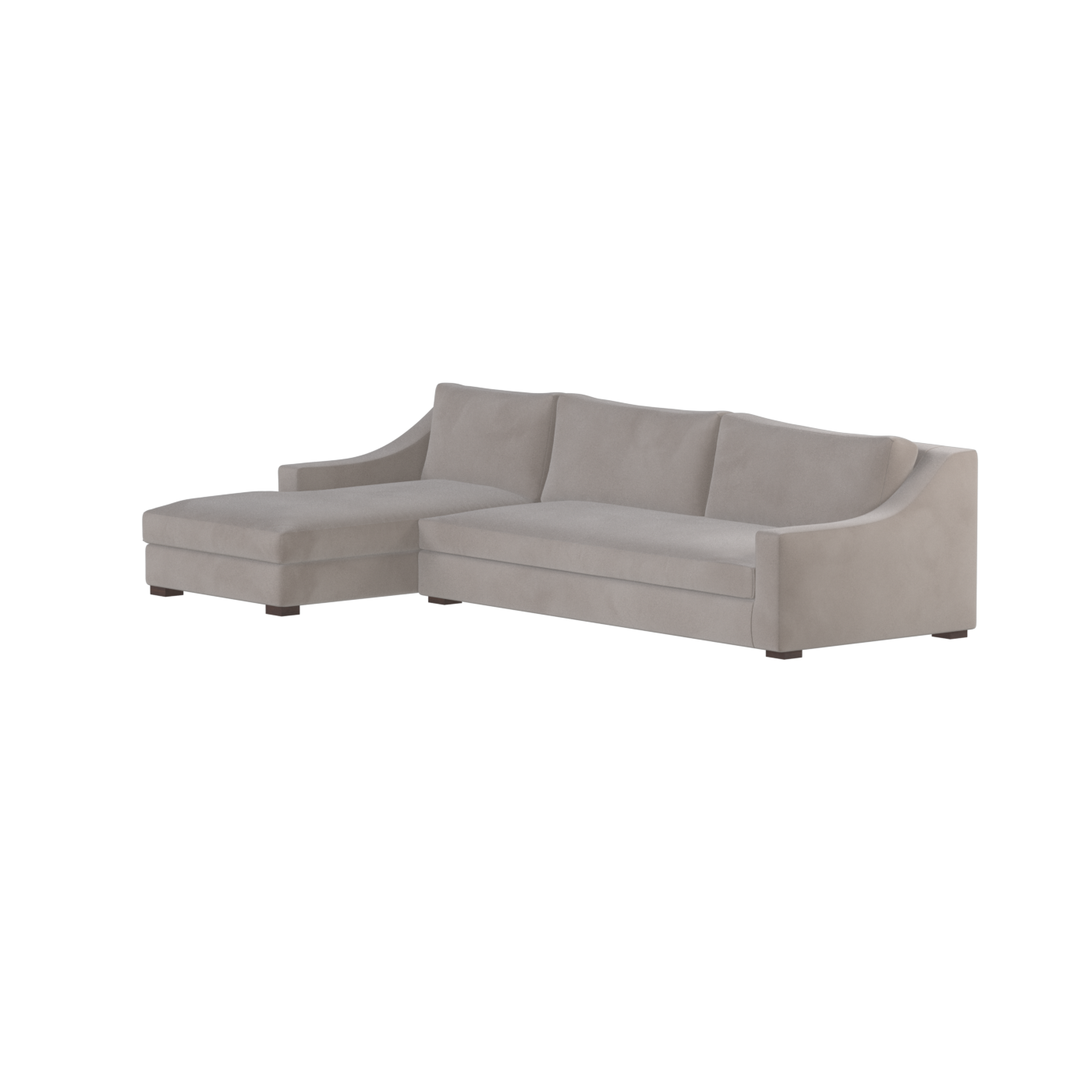 Louis Sectional Sofa — Low-Profile Modular Corner Layout