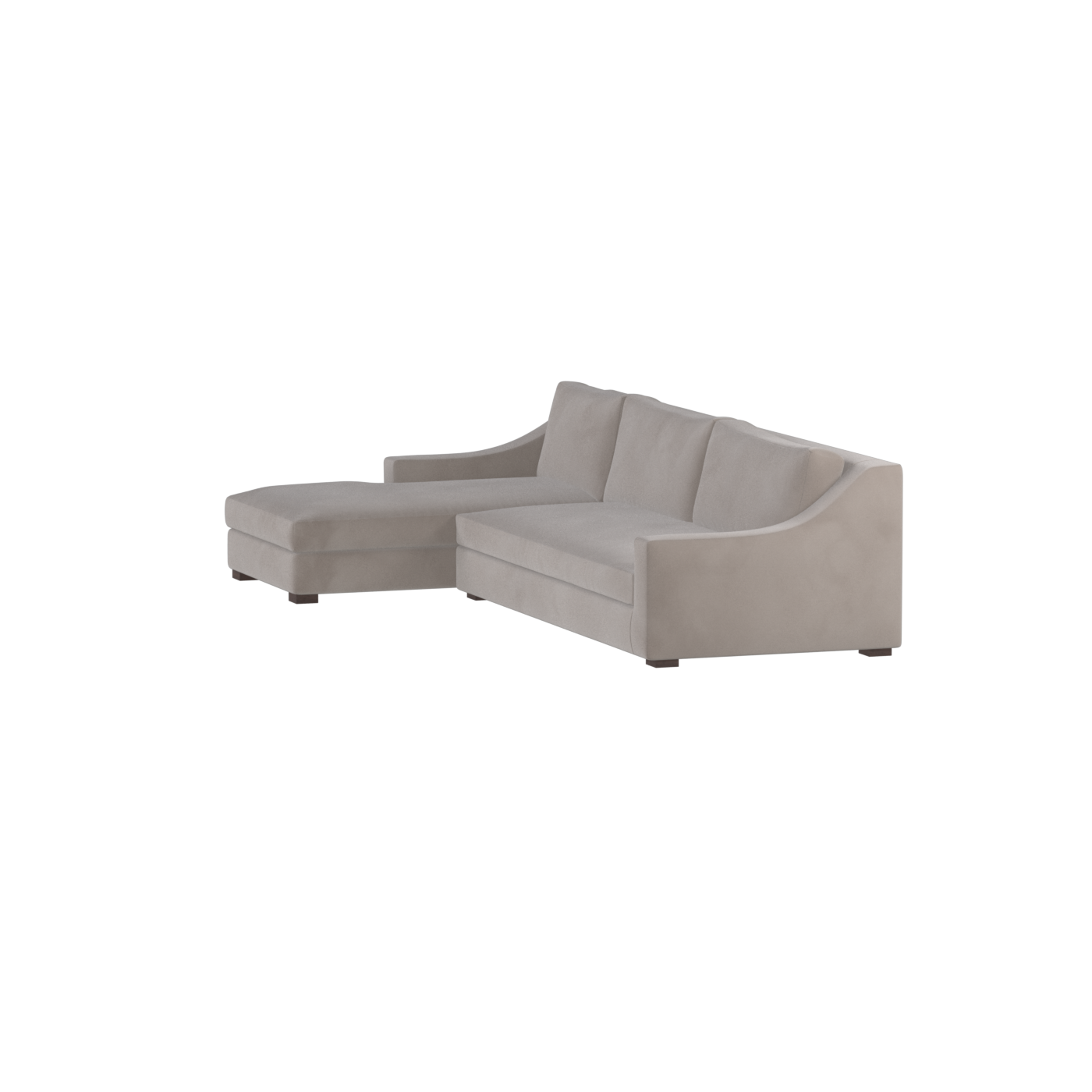 Louis Sectional Sofa — Low-Profile Modular Corner Layout