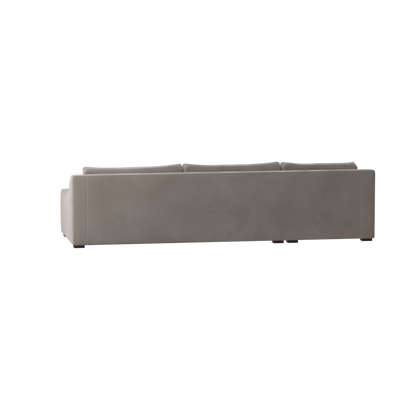 Louis Sectional Sofa — Low-Profile Modular Corner Layout