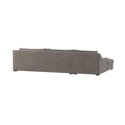 Louis Sectional Sofa — Low-Profile Modular Corner Layout
