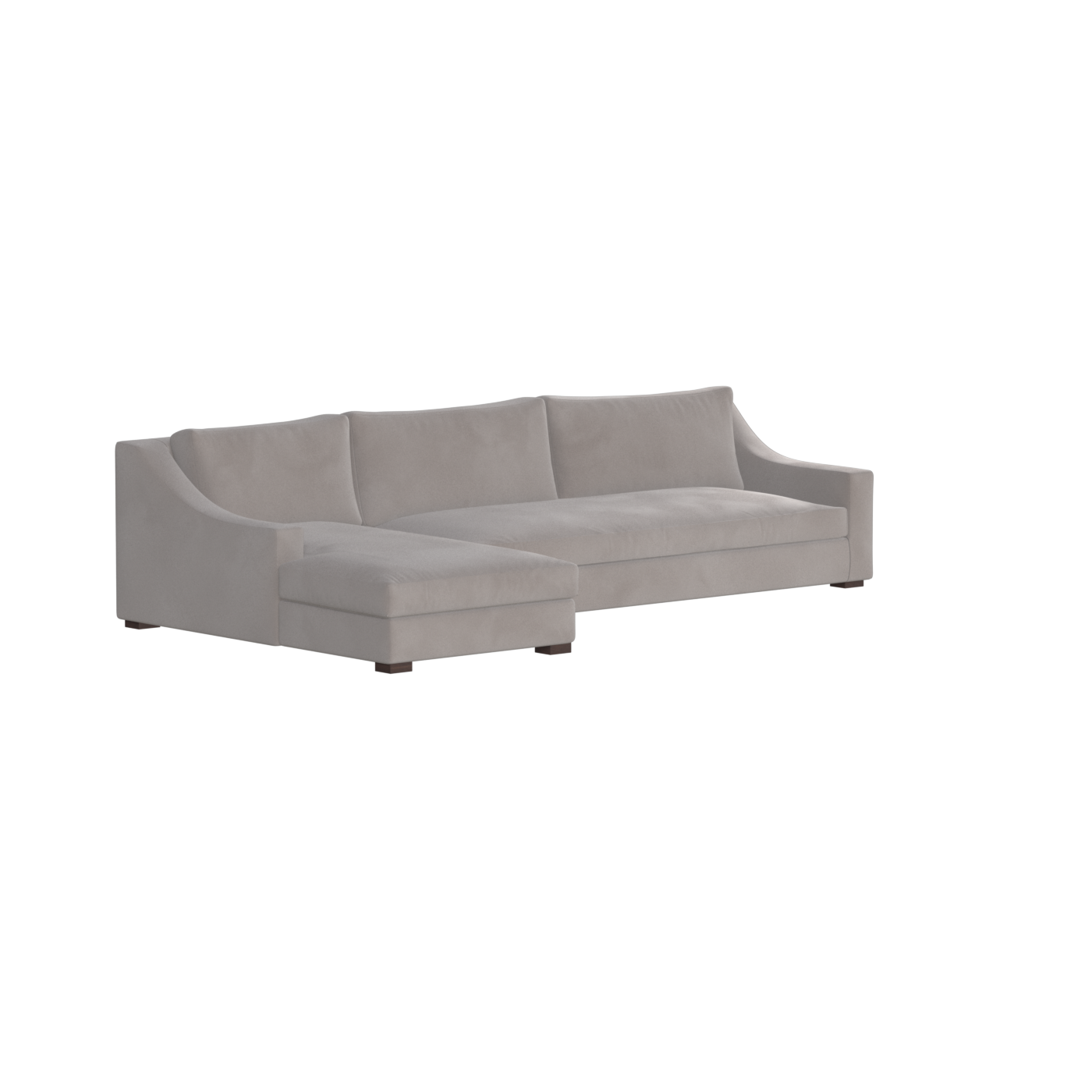 Louis Sectional Sofa — Low-Profile Modular Corner Layout