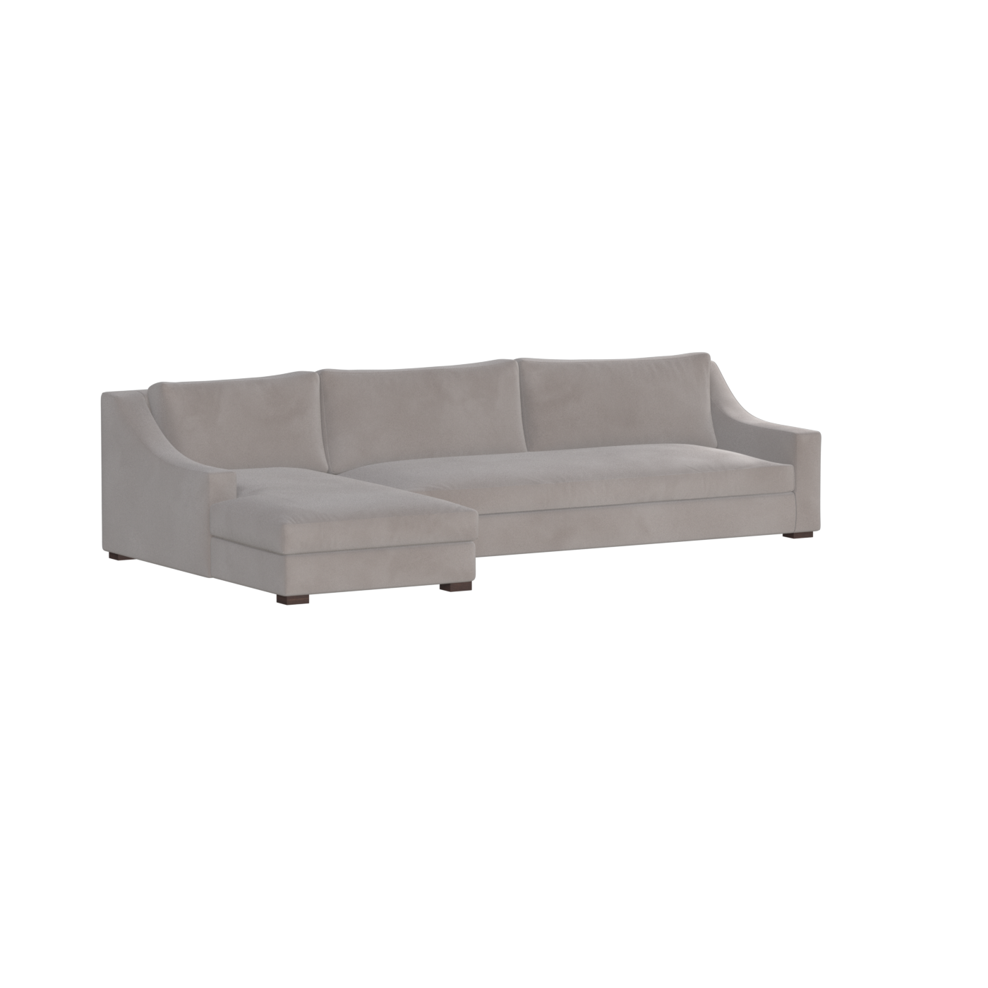 Louis Sectional Sofa — Low-Profile Modular Corner Layout