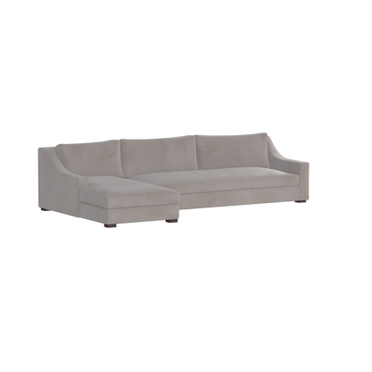 Louis Sectional Sofa — Low-Profile Modular Corner Layout