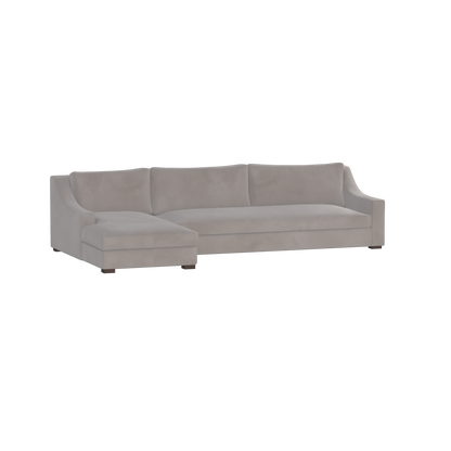 Louis Sectional Sofa — Low-Profile Modular Corner Layout