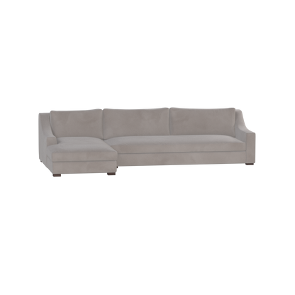 Louis Sectional Sofa — Low-Profile Modular Corner Layout