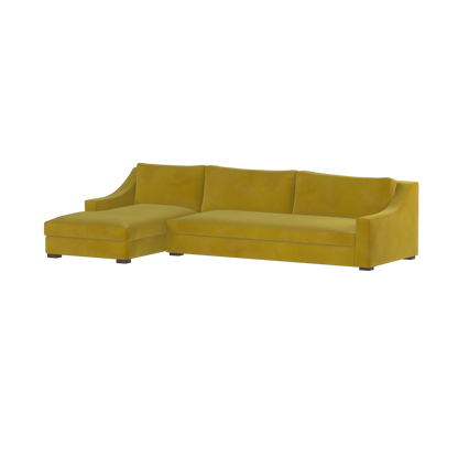 Louis Sectional Sofa — Low-Profile Modular Corner Layout