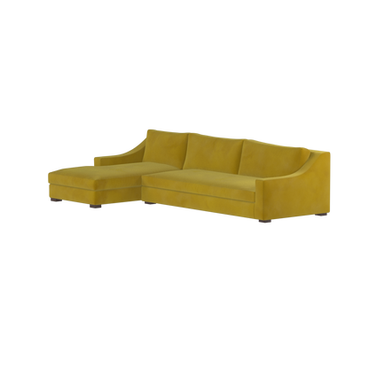 Louis Sectional Sofa — Low-Profile Modular Corner Layout