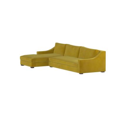 Louis Sectional Sofa — Low-Profile Modular Corner Layout