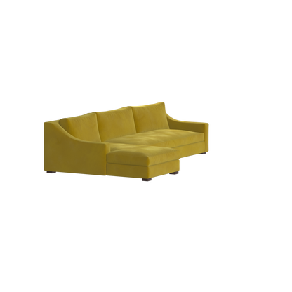 Louis Sectional Sofa — Low-Profile Modular Corner Layout