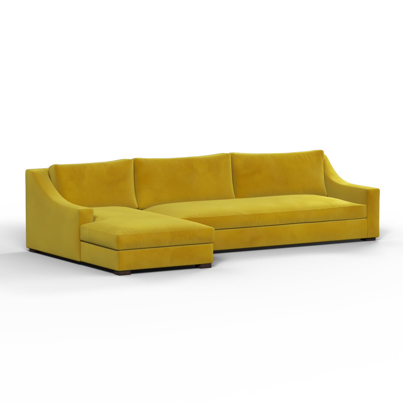 Louis Sectional Sofa — Low-Profile Modular Corner Layout