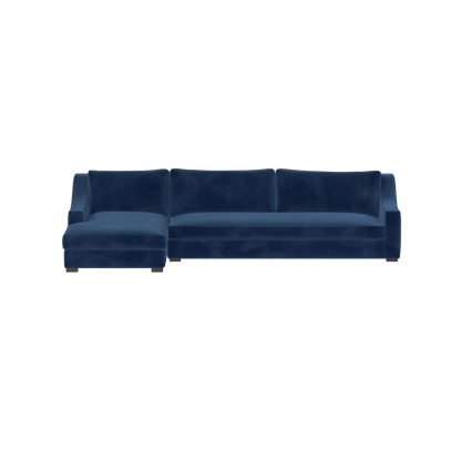 Louis Sectional Sofa — Low-Profile Modular Corner Layout
