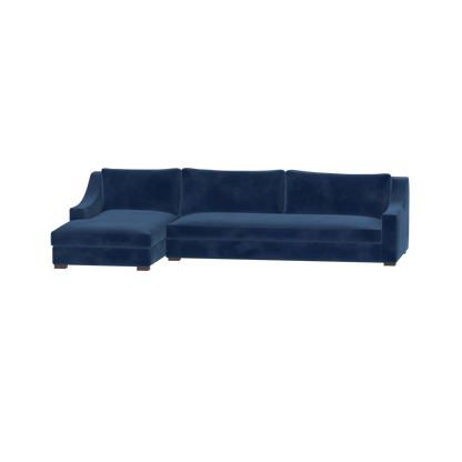 Louis Sectional Sofa — Low-Profile Modular Corner Layout