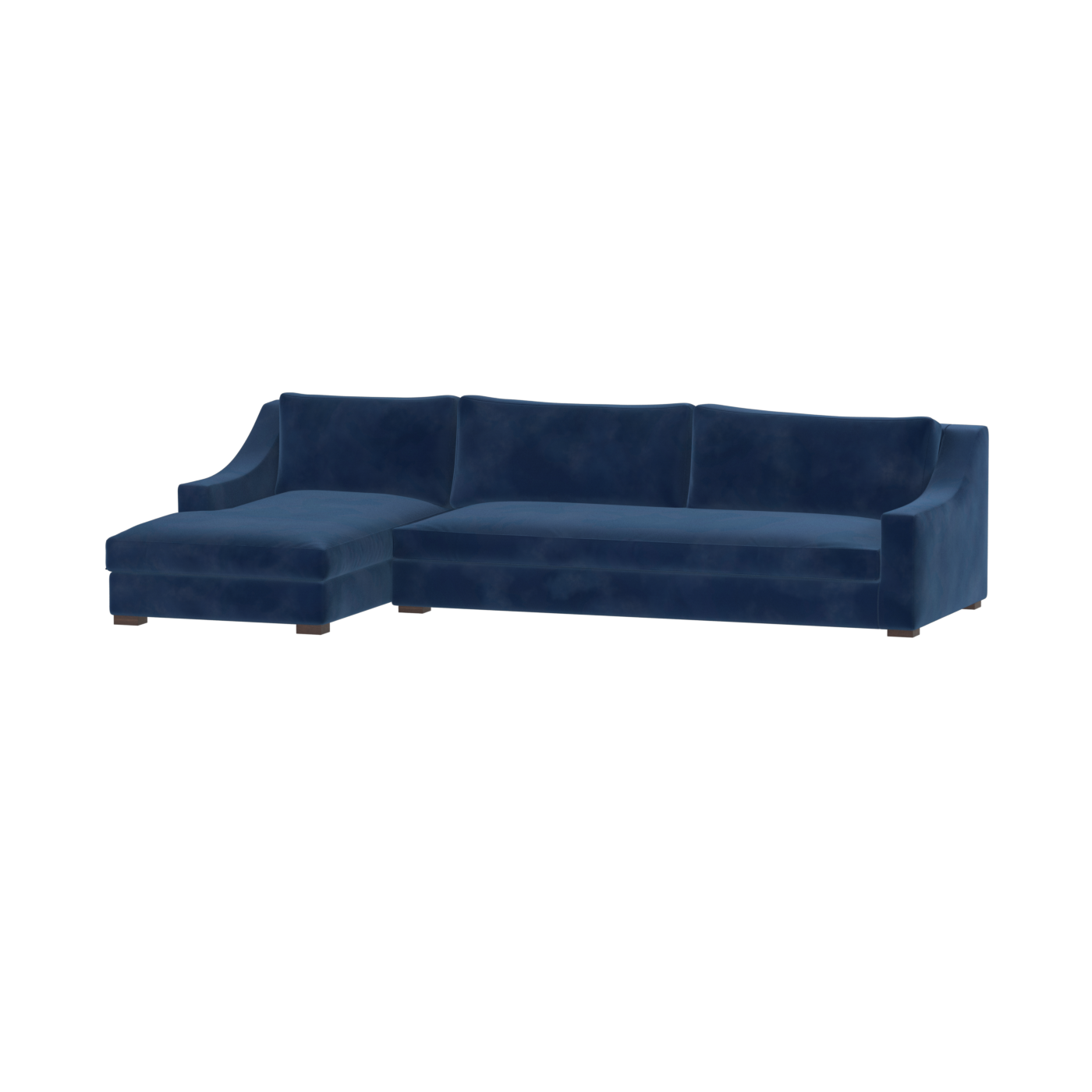 Louis Sectional Sofa — Low-Profile Modular Corner Layout