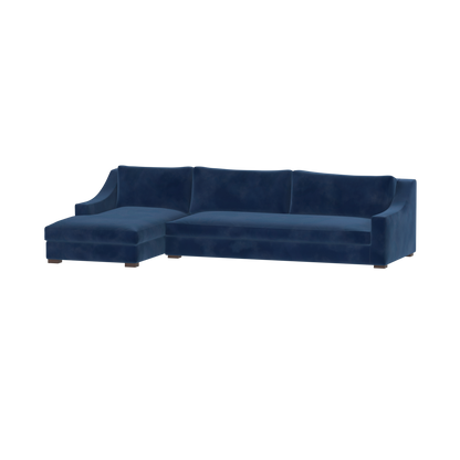 Louis Sectional Sofa — Low-Profile Modular Corner Layout