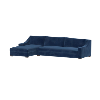 Louis Sectional Sofa — Low-Profile Modular Corner Layout