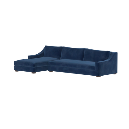 Louis Sectional Sofa — Low-Profile Modular Corner Layout