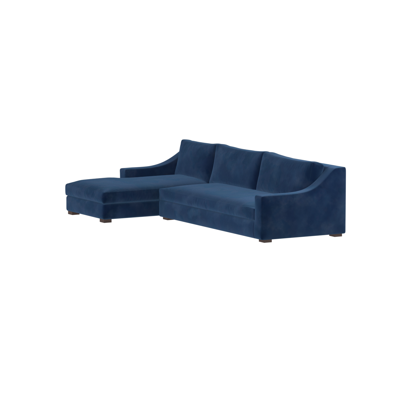 Louis Sectional Sofa — Low-Profile Modular Corner Layout