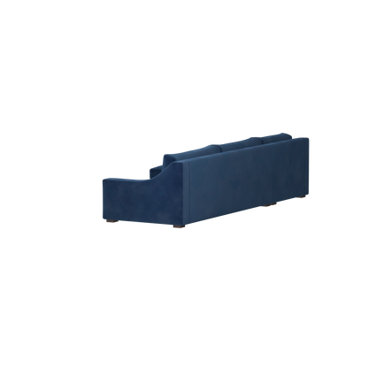 Louis Sectional Sofa — Low-Profile Modular Corner Layout
