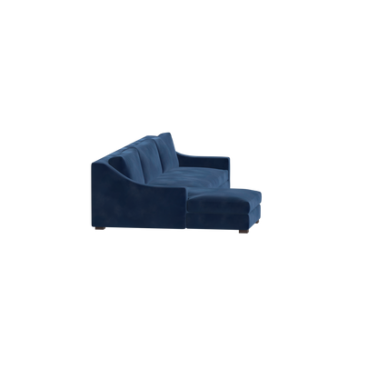 Louis Sectional Sofa — Low-Profile Modular Corner Layout