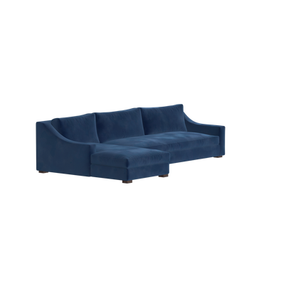Louis Sectional Sofa — Low-Profile Modular Corner Layout