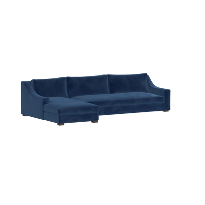 Louis Sectional Sofa — Low-Profile Modular Corner Layout
