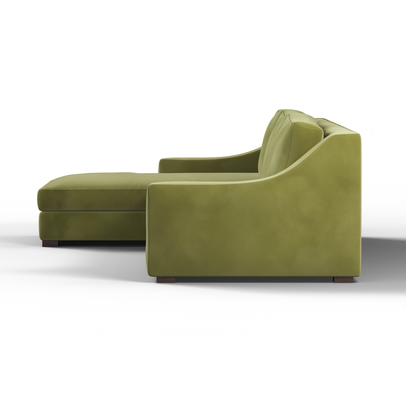 Louis Sectional Sofa — Low-Profile Modular Corner Layout