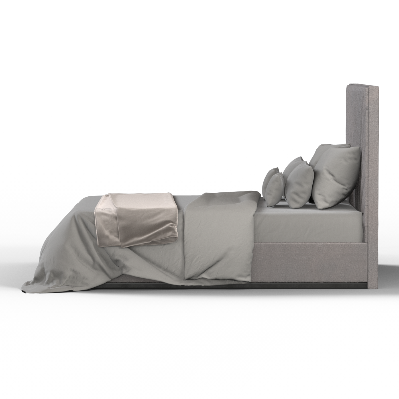 Lucia high headboard bed