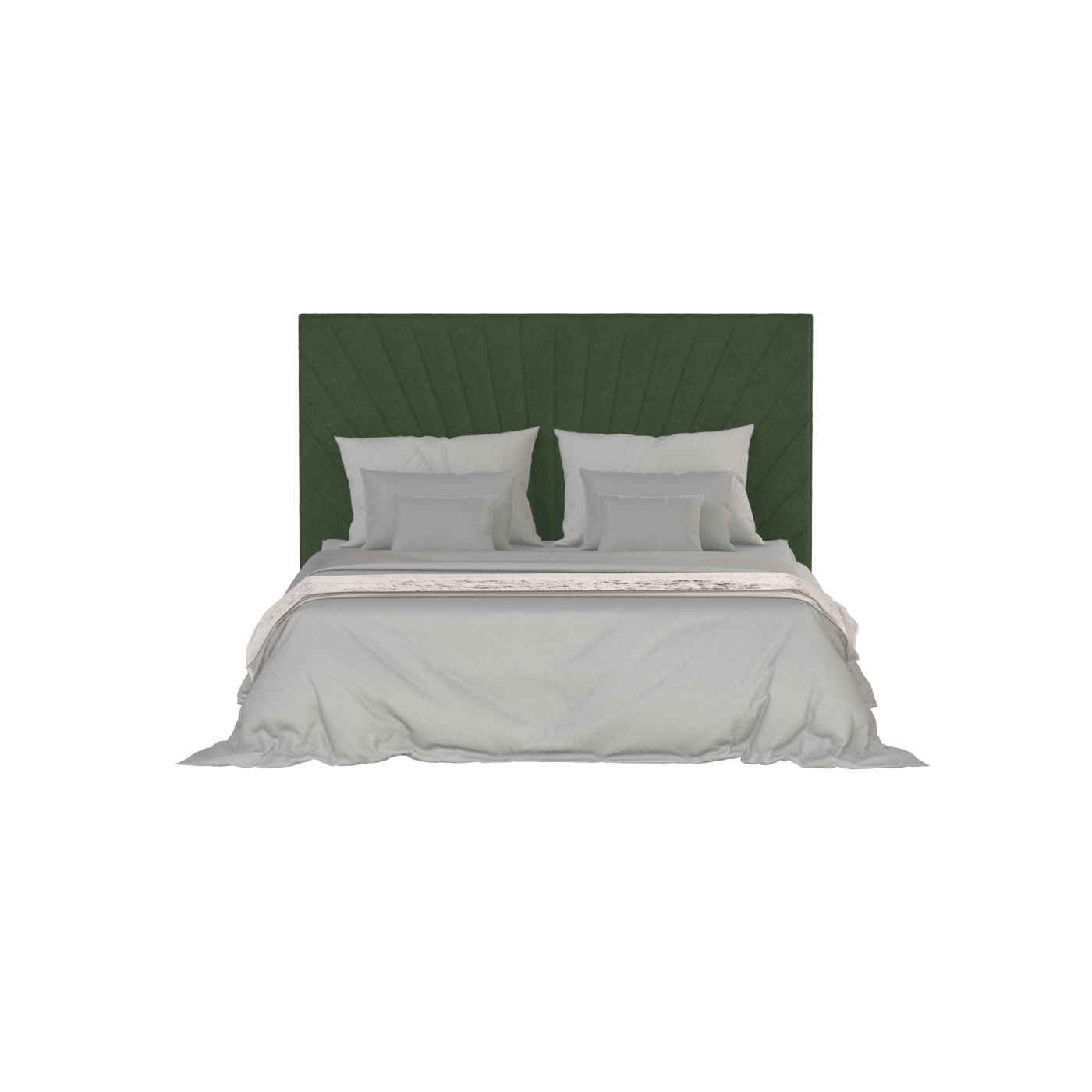 Lucia Bed With High Refined Headboard