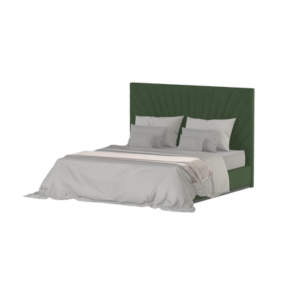 Lucia Bed With High Refined Headboard