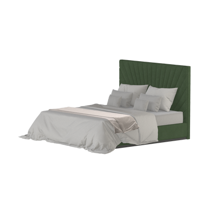 Lucia Bed With High Refined Headboard