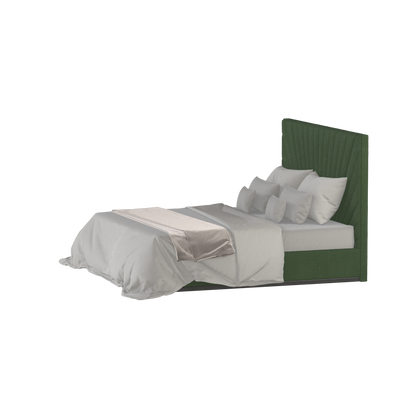 Lucia Bed With High Refined Headboard