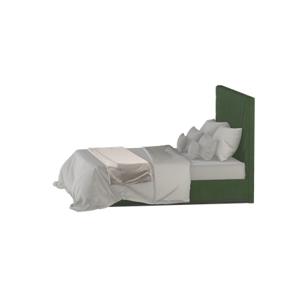 Lucia Bed With High Refined Headboard
