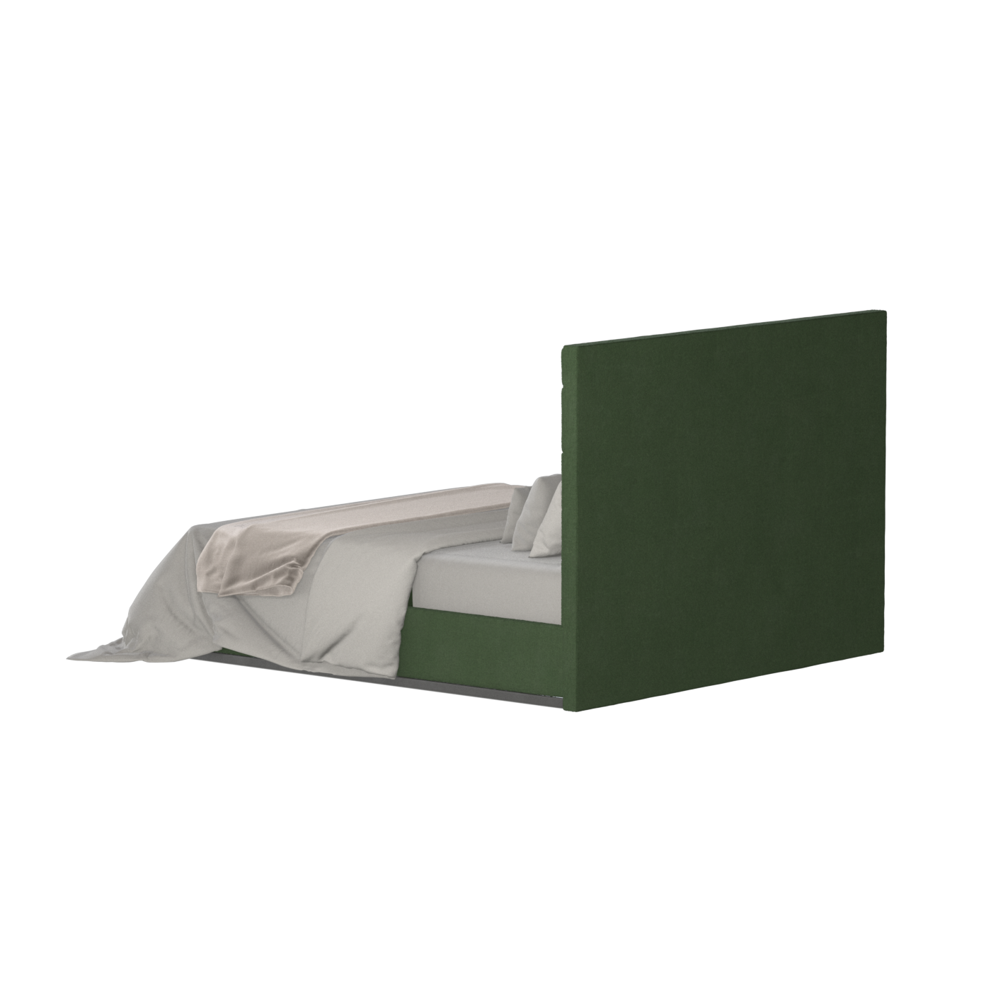 Lucia Bed With High Refined Headboard