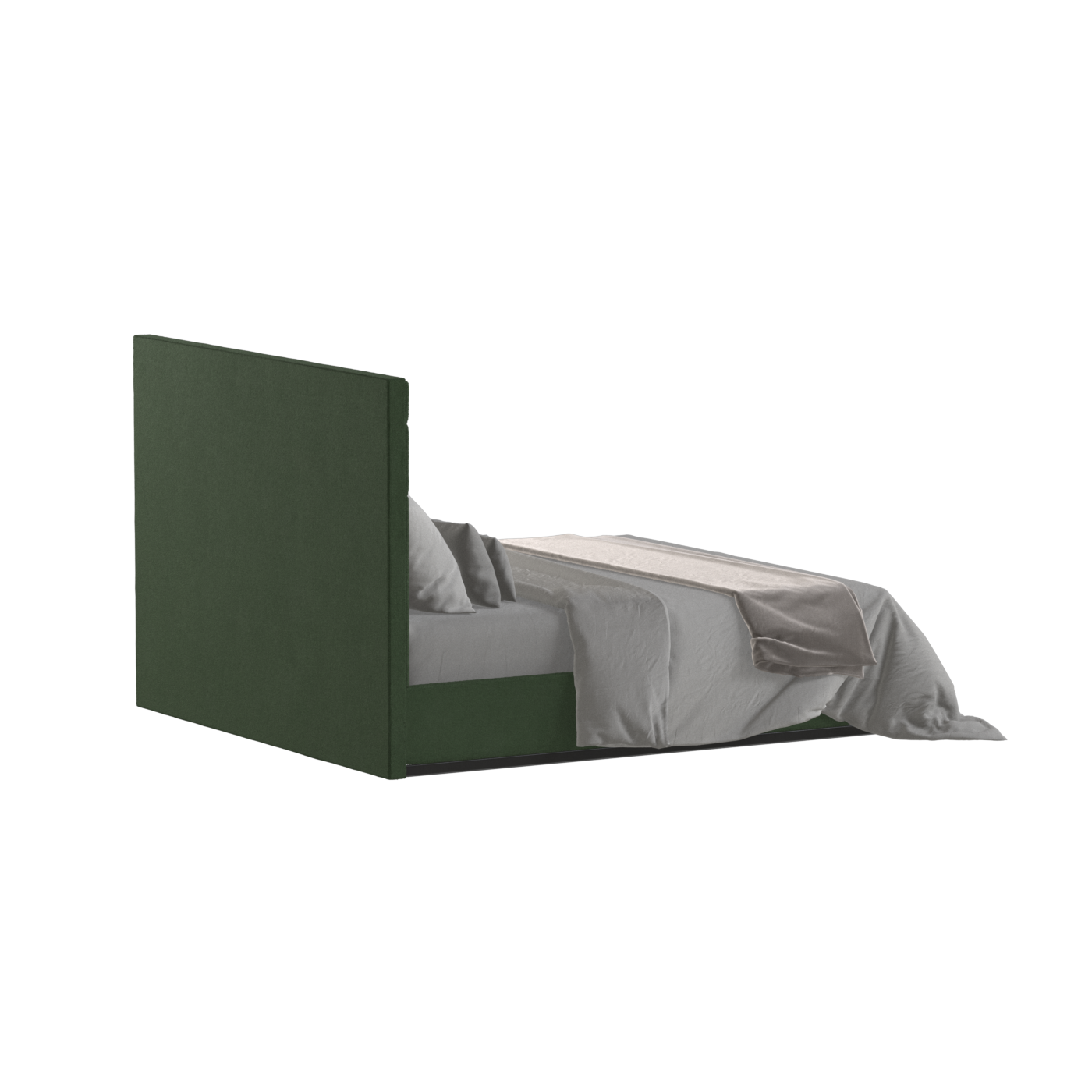 Lucia Bed With High Refined Headboard